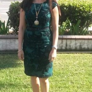 Eva Mendes NYC XS dress in emerald green color